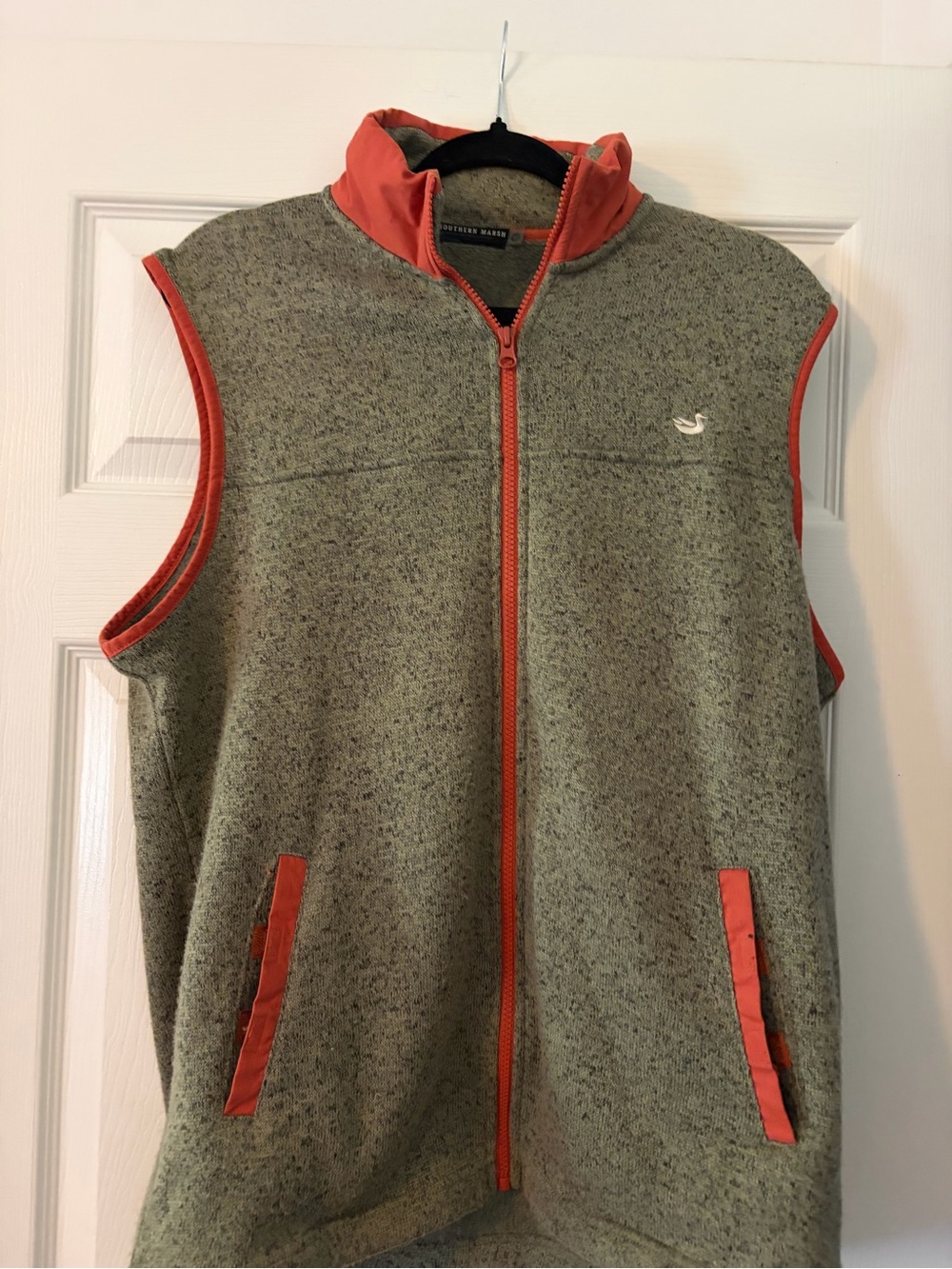 Southern Marsh FieldTec Full Zip Vest Olive Coral Size Medium